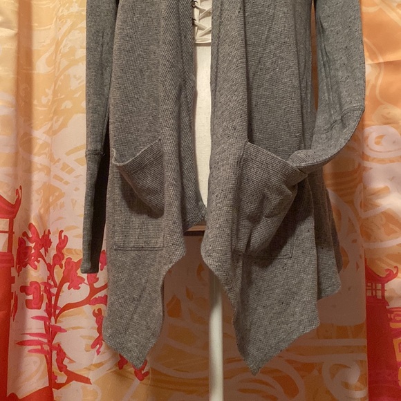 AEROPOSTALE GREY THERMAL CARDIGAN S/P - Picture 2 of 4